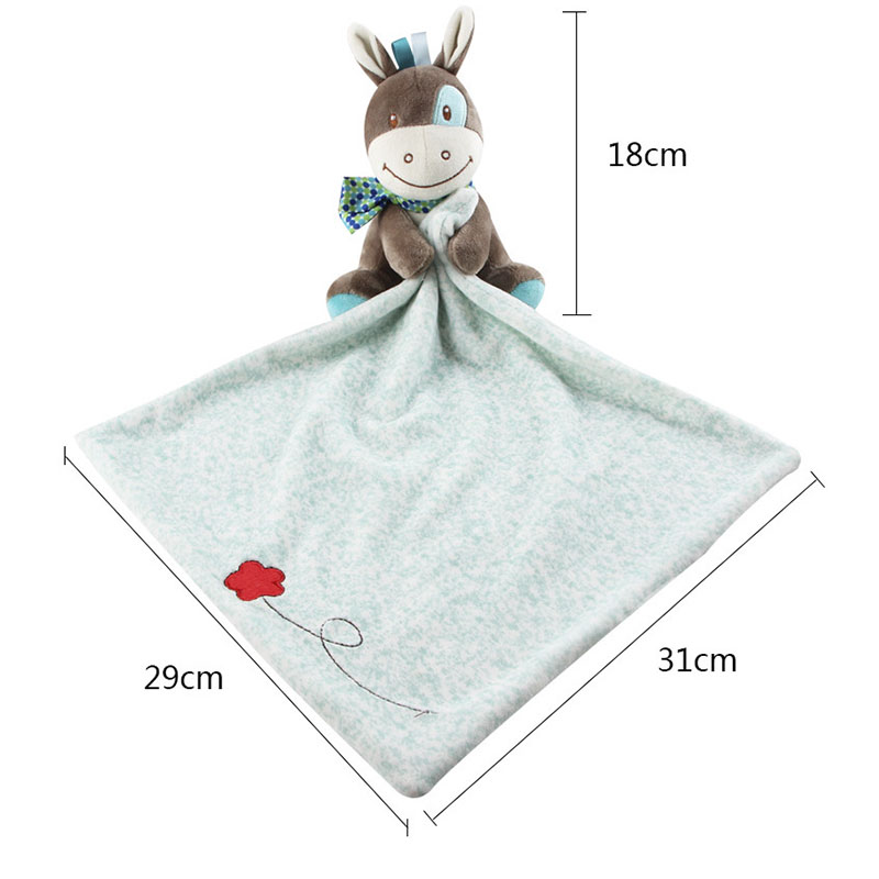 Baby Plush Stuffed Toys Cartoon Bunny Soothing Towel Baby Toys 0 12 Months Soft Comfort Toys For Babies Sleeping Toy Infant Gift