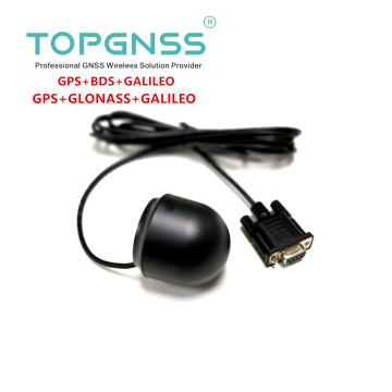 5V RS232 level GNSS GPS receiver antenna module NMEA 0183 4800bps DB9 Female connector cable 3meter