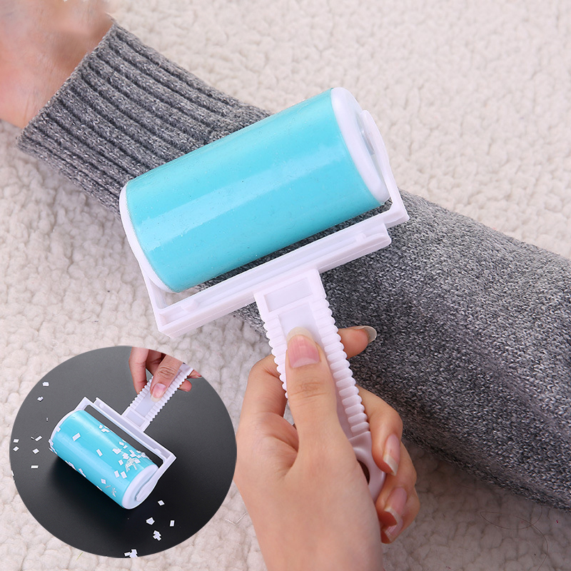 Lint Rollers Clean Clothes Brushes for Clean Pet Hairs Cleaning Household Dust Wiper Tools Portable Stick Wool Implement