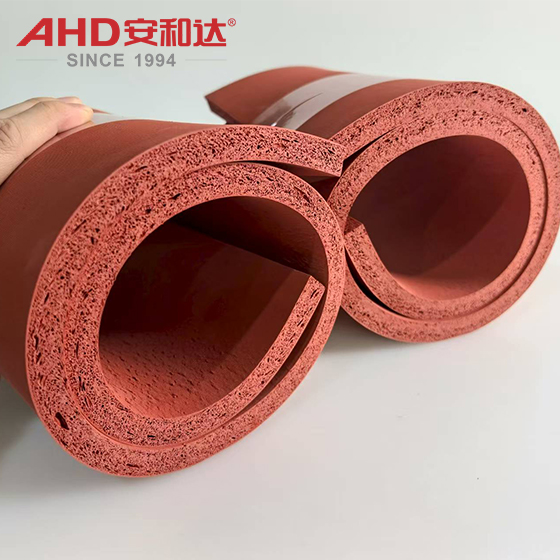 Silicone foam sheets rolls