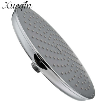 Xueqin 9 Inch Oversized Round Panel Top Spray Shower head Bathroom Rainfall High Pressure Rain Water Saving