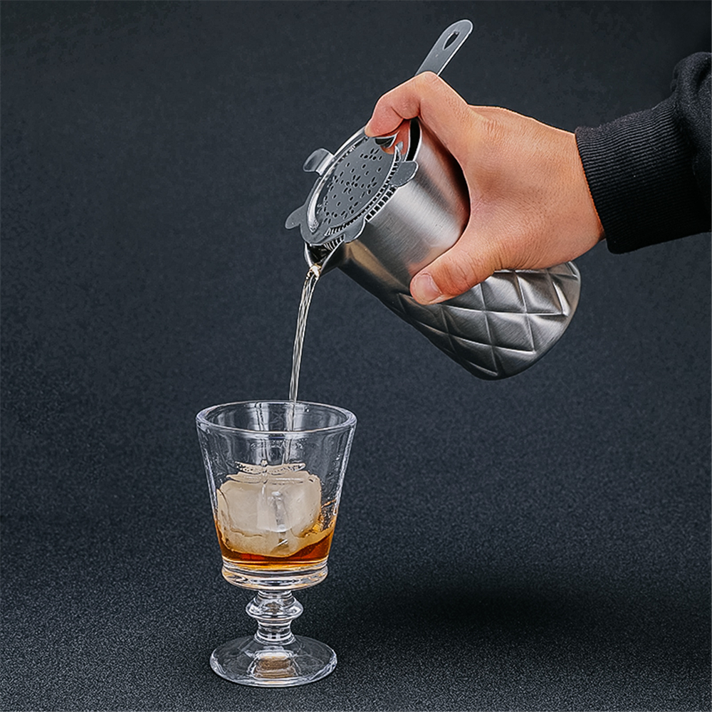 580ml / 750ml Cocktail Mixing Glass Stirring Tin Double-walled And Vacuum Insulated For Temperature Consistency Silver/Copper