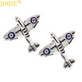 Fashion Plane Style Cufflinks For Mens Hot Sale Real Tie Clip AirPlane Cuff Button Plane Design Cuff links for Men Gifts