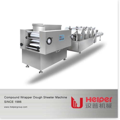 Compound Wrapper Dough Sheeter Machine Manufacturer and Supplier