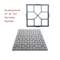 Garden Walk Pavement Mold DIY Manually Paving Cement Brick Stone Road Concrete Molds Path Maker Reusable DIY Manually Paving