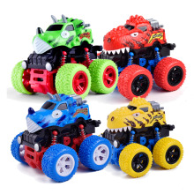 1PC Kids Cars Toys Monster Truck Inertia SUV Friction Power Dinosaur Vehicles Baby Boys Super Cars Blaze Truck Children Toys