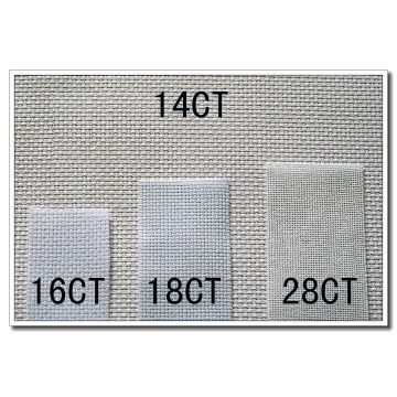 Top Quality evenweave 28CT 28ST cross stitch canvas cloth embroidery fabric white color, 28ct evenweave