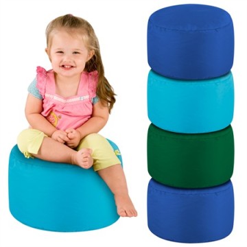 various colors waterproof colorful bean bag footstool , beanbag cubes ottmans and seats