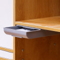 Self Stick Pencil Tray Desk Table Storage Drawer Organizer Box Under Desk Stand Self-adhesive under-drawer storage box#p30