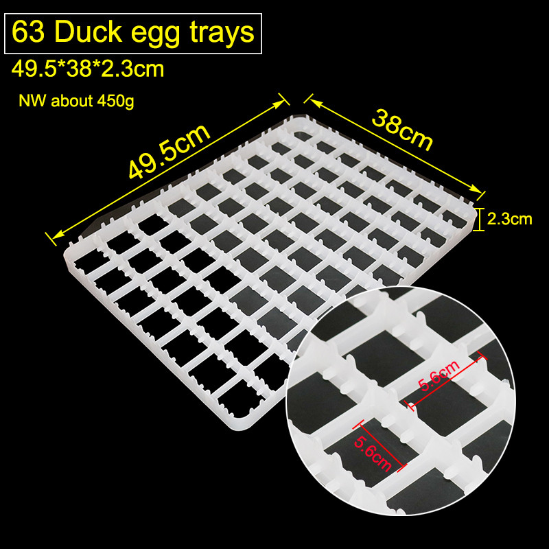2 Pcs Incubator Egg Tray Chicken Duck Bird Ppigeon Egg Trays Hatching Plastic Tray Farm Animal Cages Accessories 4 Sizes