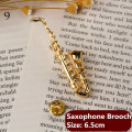 Saxophone Brooch