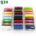 Hot 24 roll / lot color mixed yarn DIY Hand Sewing Thread/ Sewing Machine silk threads for embroidery Household sutures