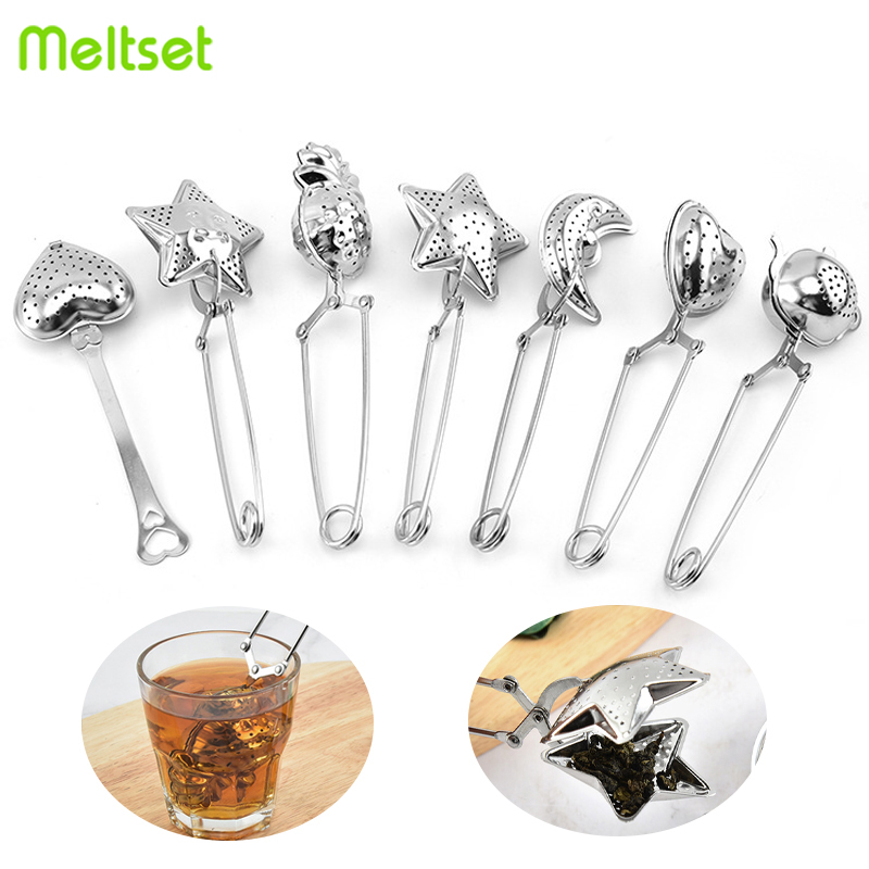 Stainless Steel Tea Strainer Reusable Tea Infuser For Tea Brewing Coffee Herb Spice Filter Teapot Kitchen Gadgets