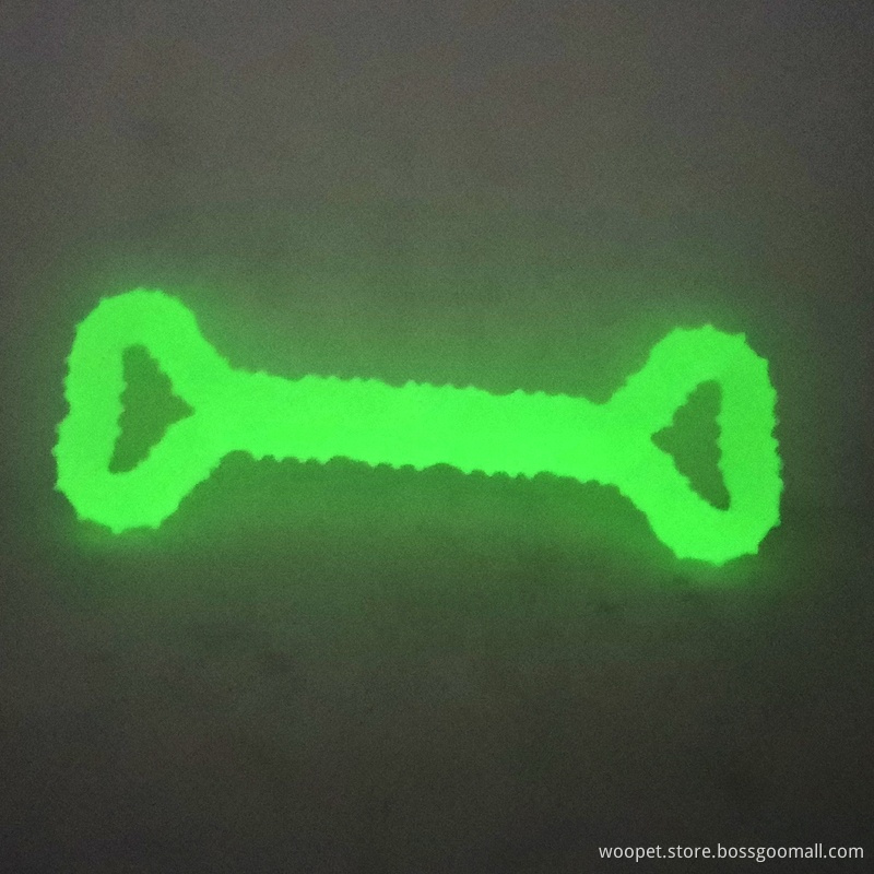 Glow In The Dark Heavy Duty Durable Interactive Chew Toys for Aggressive Chewers