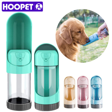 HOOPET Dog Drinking Water Bottle Pet Puppy Cat Portable Travel Outdoor Feed Bowl Drinking Water
