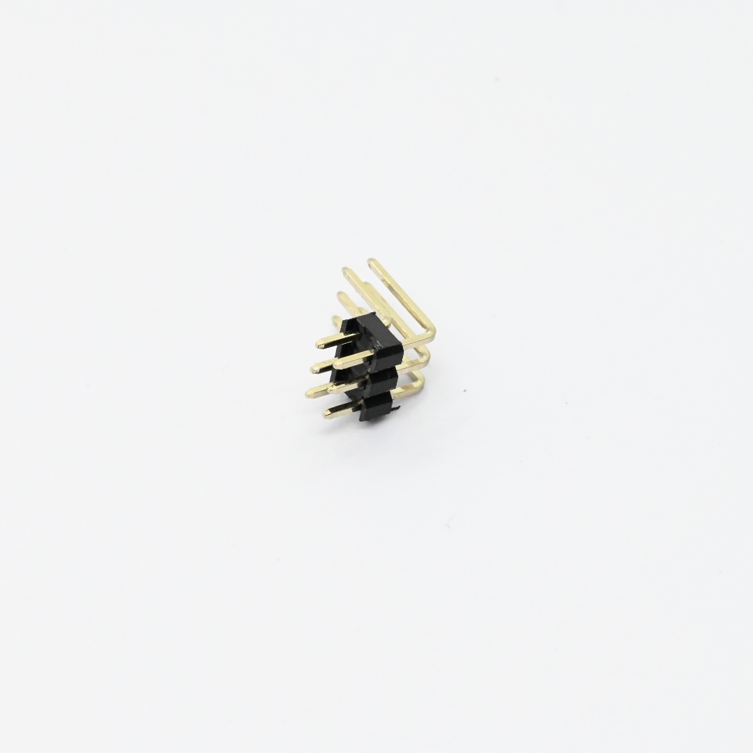 PHER04B-06-G0-D-0600-0300+2.54mm Pin Header Dual Row Angle Reverse Type（2）