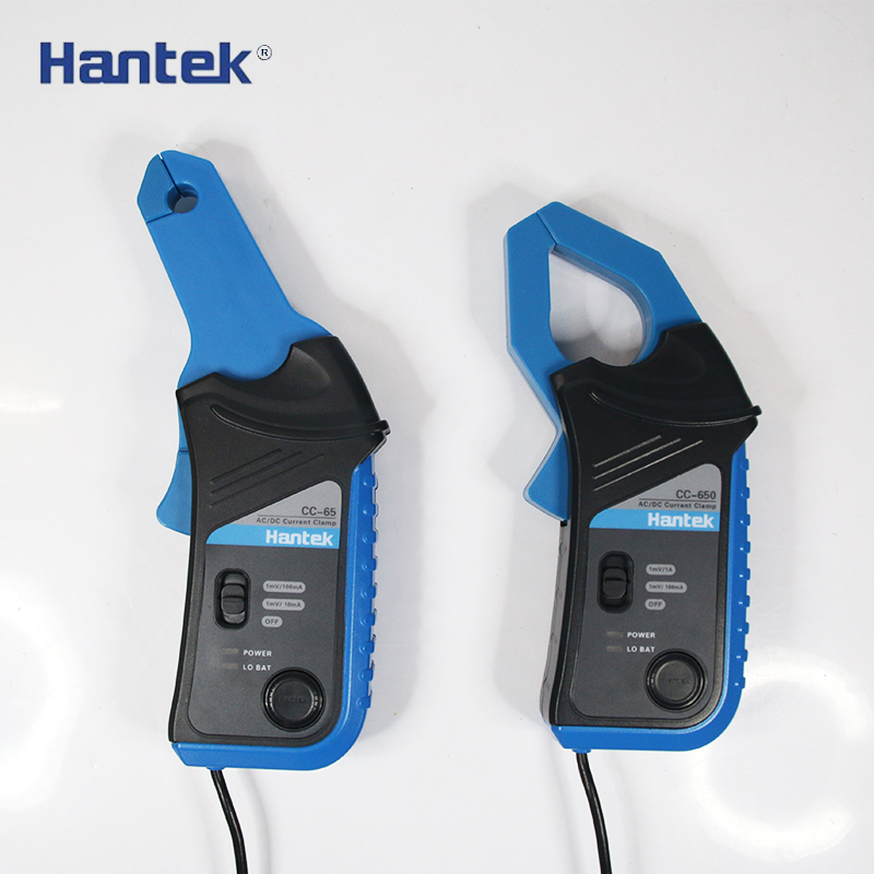 Hantek Oscilloscope AC/DC Current Clamp Probe CC-650 20KHz/400Hz Bandwidth 1mV/10mA 65A/650A with BNC Plug