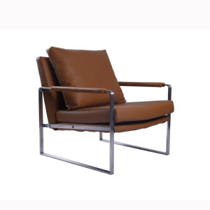 Modern Leather Zara Lounge Chair
