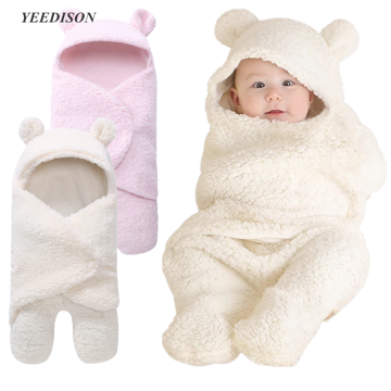 0-12M Unisex Autumn Baby Sleeping Bag Envelope For Newborn Baby Winter Swaddle Blanket Wrap Sleeping Bags Baby Bedding Sleepsack