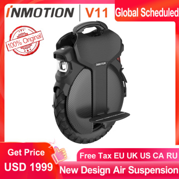 INMOTION V11 Unicycle Air suspension 84V 2200W 1500wh Self Balance Scooter Electric Build-in Handle Monowheel Hoverboard