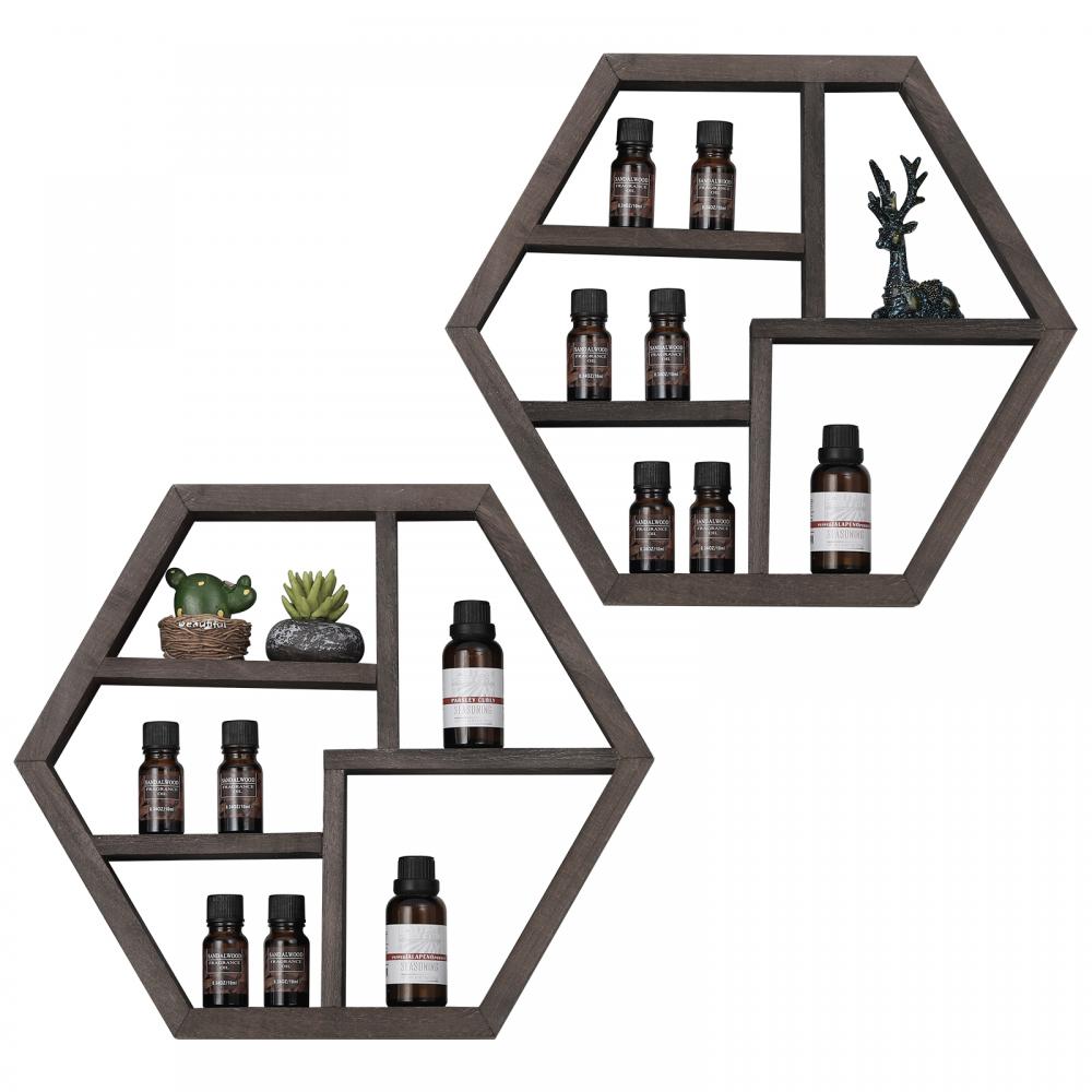 Wall Mounted Cosmetic Essential Oil Storage Shelves
