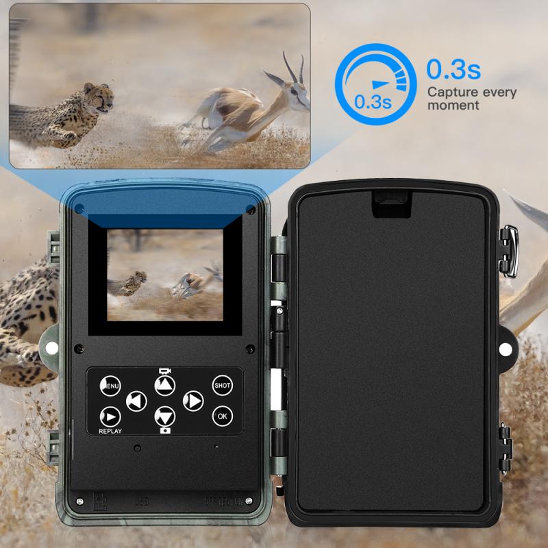 WIFI-810 Hunting Camera Wildlife Infrared Hunting Trail Cameras 20MP Hunting Camera IP65 Waterproof Hunting Camera