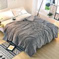 blanket Solid Coral Fleece Blankets For Beds 200x230cm Large Adult Blanket Sofa Blanket