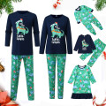 2021 Family Matching Christmas Pajamas Dinosaur Print Family Look Christmas Clothes Christmas Family Matching Outfits #cc