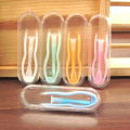 1 Set Practical Eyes Care Contact Lenses Plastic Tweezers Clip Candy Color Suction Cup Contact Lens Box