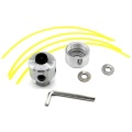 Universal Aluminum Trimmer Head With Four Trimmer Lines For Brush Cutter Grass Trimmer