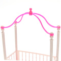 Small Sweet Baby Crib For Girls Doll Furniture Doll's Baby Bed Doll Accessories 11cm*5.5cm*23cm Christmas Gifts