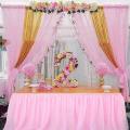 Tulle Table Skirt For Wedding Decoration Birthday Baby Shower Party Decor White Pink Tableware Tablecloth Home Textile 100x75 cm