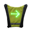 Bicycle Riding Luminous Vest Led Wireless Safety Turn Signal Vest Night Riding Reflective Vest Riding Indicator Warning Light #Z