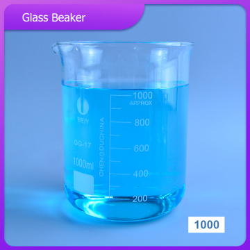 High-quality 1000ml Glass Beaker Chemistry Laboratory Borosilicate Glass Transparent Beaker Thickened with spout