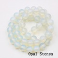 8mm Opal Trendy Accessory Crafts Loose Beads Balls Fitting Female Chalcedony Semi Finished Stones Wholesale Jewelry MM0018