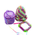 Storage Bag For Yarn Thread Zip Lock With hole Mesh Bags Crochet container Portable Hot Purple Lightweight Tote pouch L4