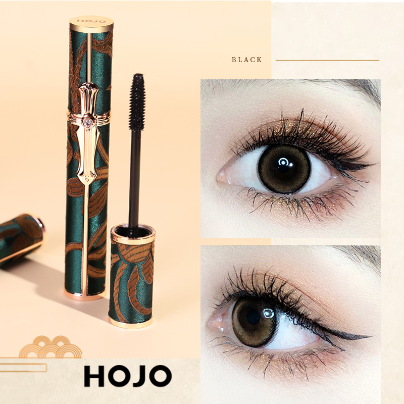 4D Silk Fiber Eyelash Mascara Chinese Style Curling Mascara Waterproof Sweat-proof Non-smudge Long Curling Mascara MakeUp Eyes