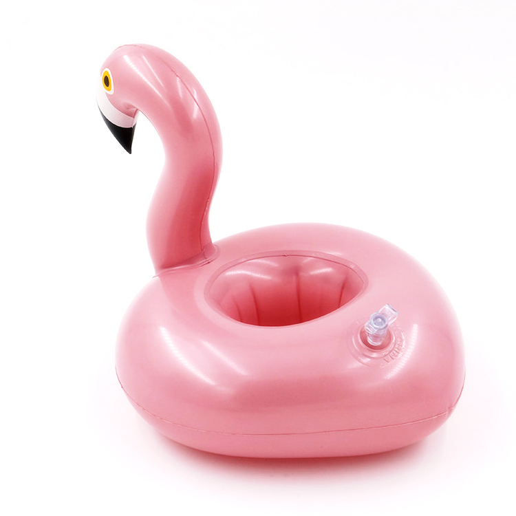 Flamingo Drink Pool Float Inflatable Floating Drink Holde 3