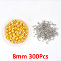 8mm Gold Beads