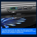 Portable Gaming PC Laptop Cooler Dual USB Laptop Cooling Pad Adjustable Support Notebook Stand With Fan For Macbook Pro Holder