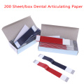 Red/Blue 200 Sheet/Box Dental Articulating Paper Strips Dental Lab Product Tool Oral Teeth Care Whitening Material