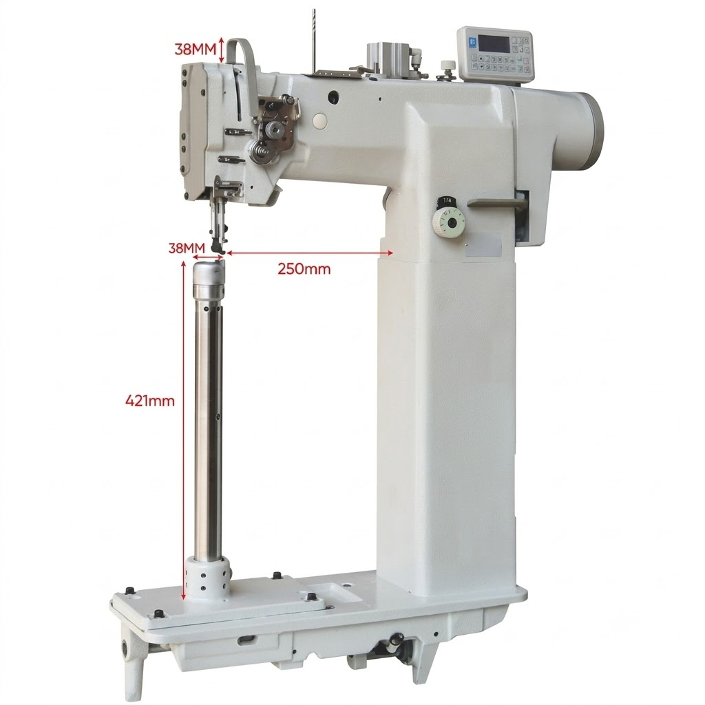  HM-4400DB-421 Mini Bag Sewing Machine Single Needle High Post Bed Leather Machine Lock Stitch Formation Engine Motor Core Components (3)