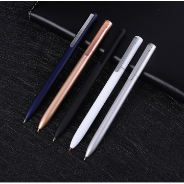Metal Rotating Gel Pen Sign Pen with Refills for Xiaomi Metal Sign Pens 0.5MM Smooth Low-key Elegant and Firm Office Business