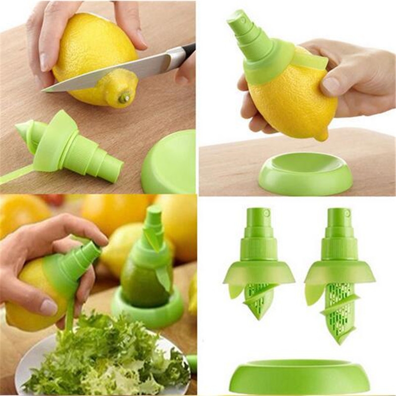 Kitchen Accessories Lemon Orange Sprayer Fruit Juice Citrus Spray Fresh Fruit Juice Squeeze Tools Protable Cooking Kitchen Tools