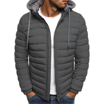 Men's Parkas Warm Down Jacket Packable Light Top Quality Coat Autumn Winter Zipper Outwear Man Coat Male Loose Hooded Outwear