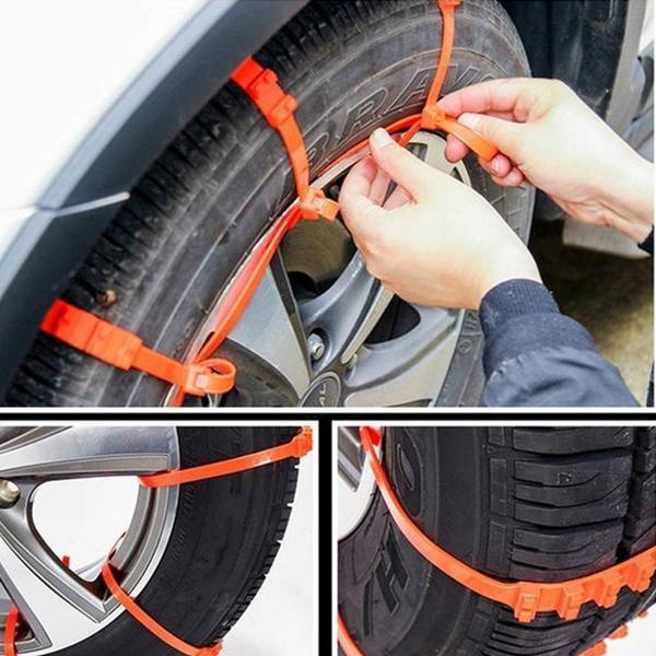 Anti-skid cable ties for new portable vehicles Car Universal Mini Plastic Winter Tyres wheels Snow Chains For Cars