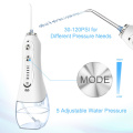 Water Flosser Cordless for Teeth with 5 Modes, 5 TipS, Rechargeable IPX7 Waterproof Oral Care Floss Irrigator for Travel & Home