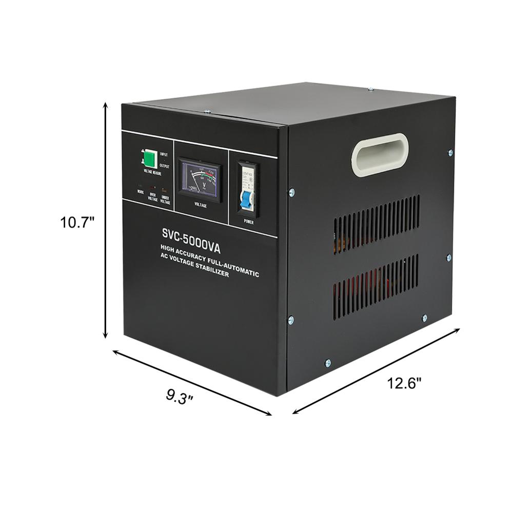 5000VA 150-250VAC Automatic AC Voltage Regulator Voltage Stabilizer