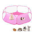 Pet Fence Tent Portable Small Animal Game Shell Foldable Outdoor Indoor Sports Exercise Cage Blue Black Pink Solid Practical