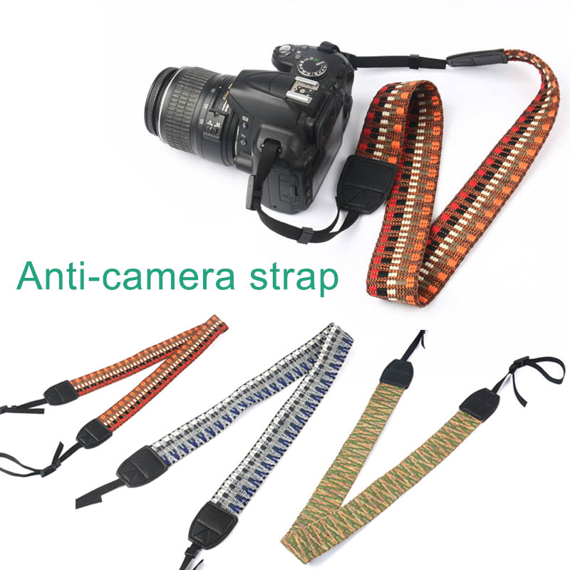 Ethnic Photo Camera Strap Cotton Yard Neck Shoulder Hand Strap for Canon Nikon Pentax LHB99